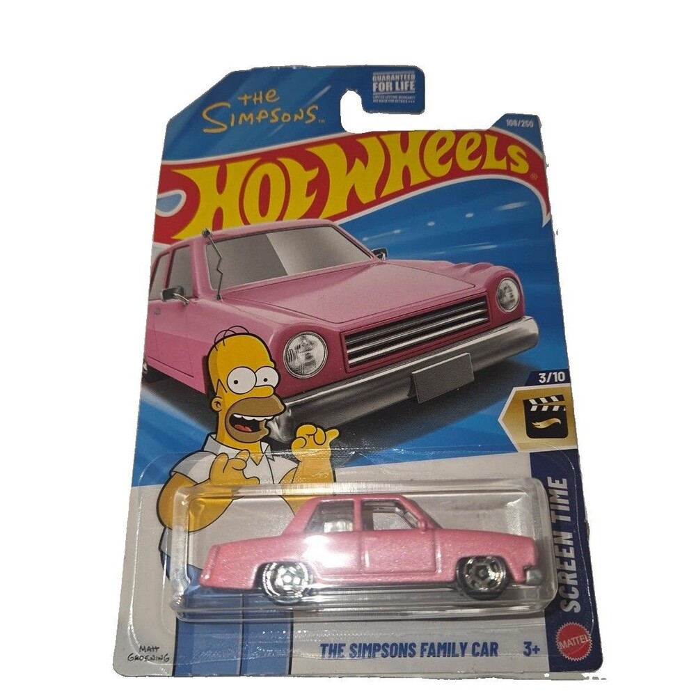 Hot Wheels The Simpsons Family Car CUSTOM Wheel & Tire Real Riders